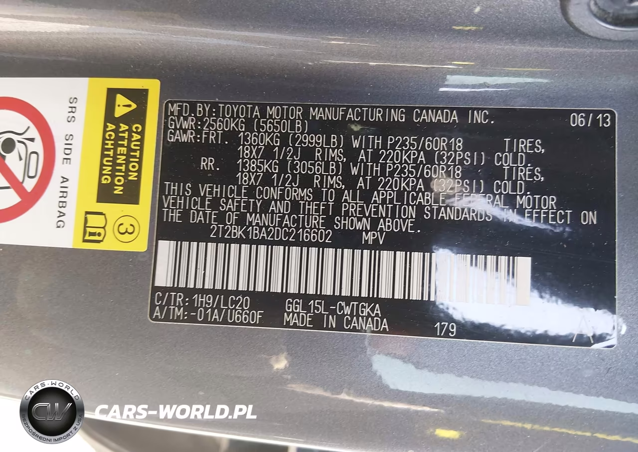 2013 Lexus Rx 350 VIN:2T2BK1BA2DC216602 - 9