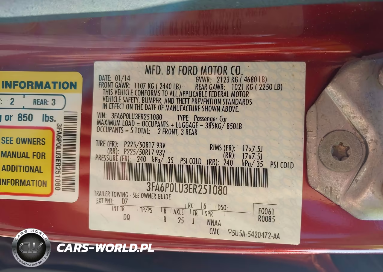 2014 Ford Fusion Hybrid Se VIN:3FA6P0LU3ER251080 - 9