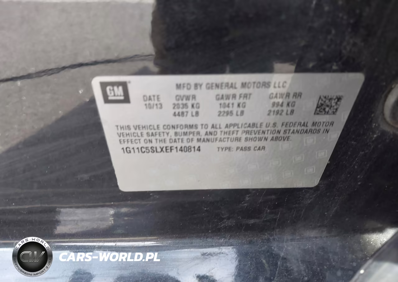 2014 Chevrolet Malibu 1Lt VIN:1G11C5SLXEF140814 - 9