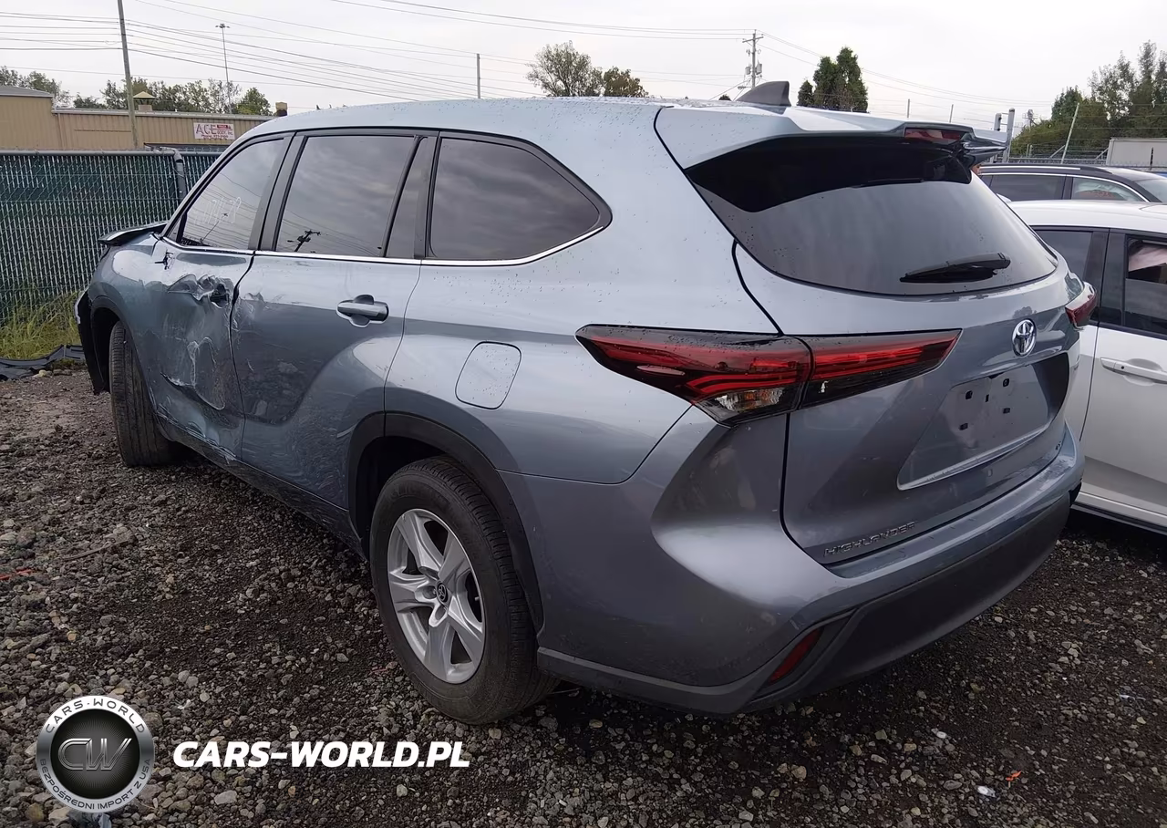 2024 Toyota Highlander Le VIN:5TDKDRAH2RS546203 - 3