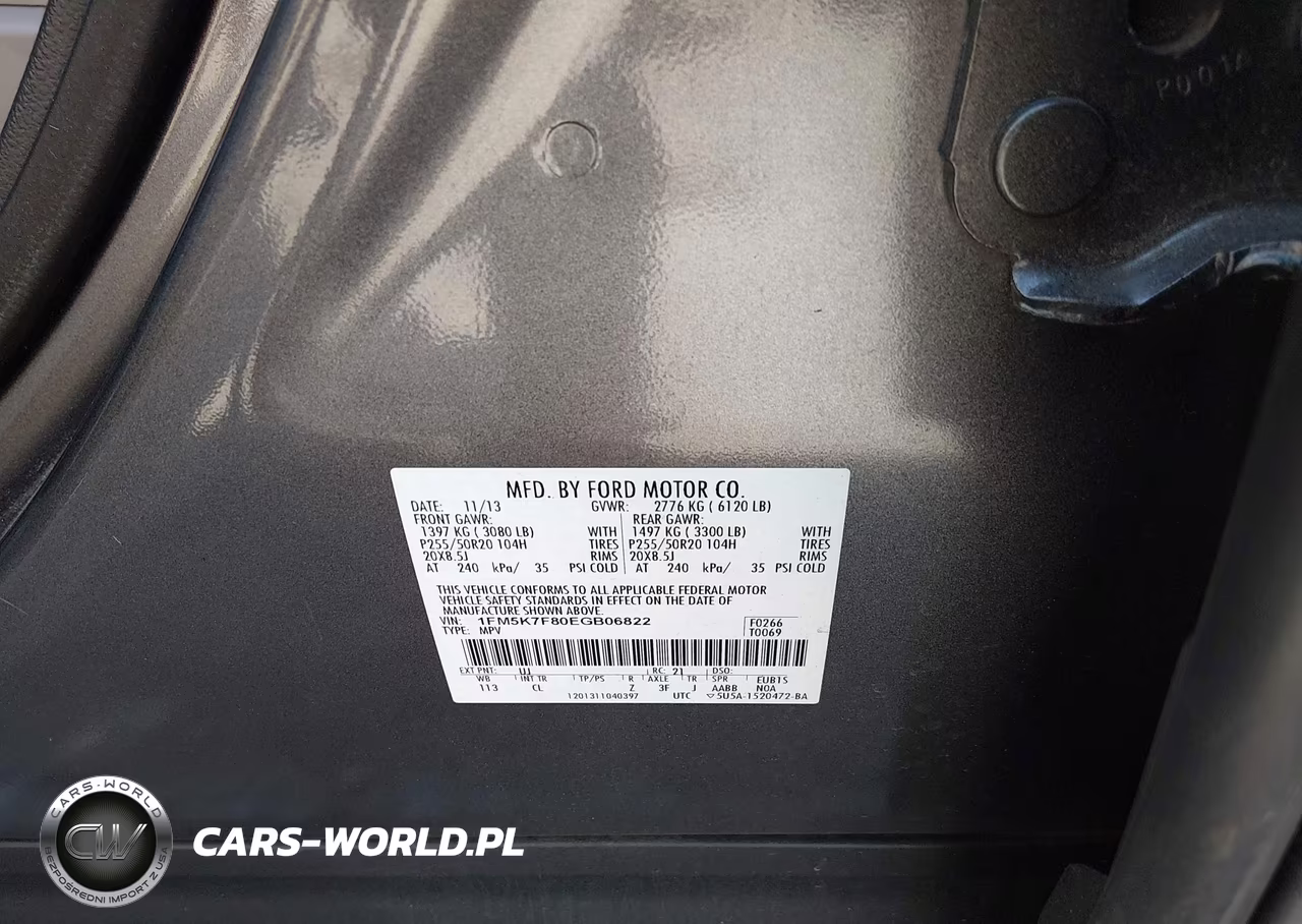2014 Ford Explorer Limited VIN:1FM5K7F80EGB06822 - 9