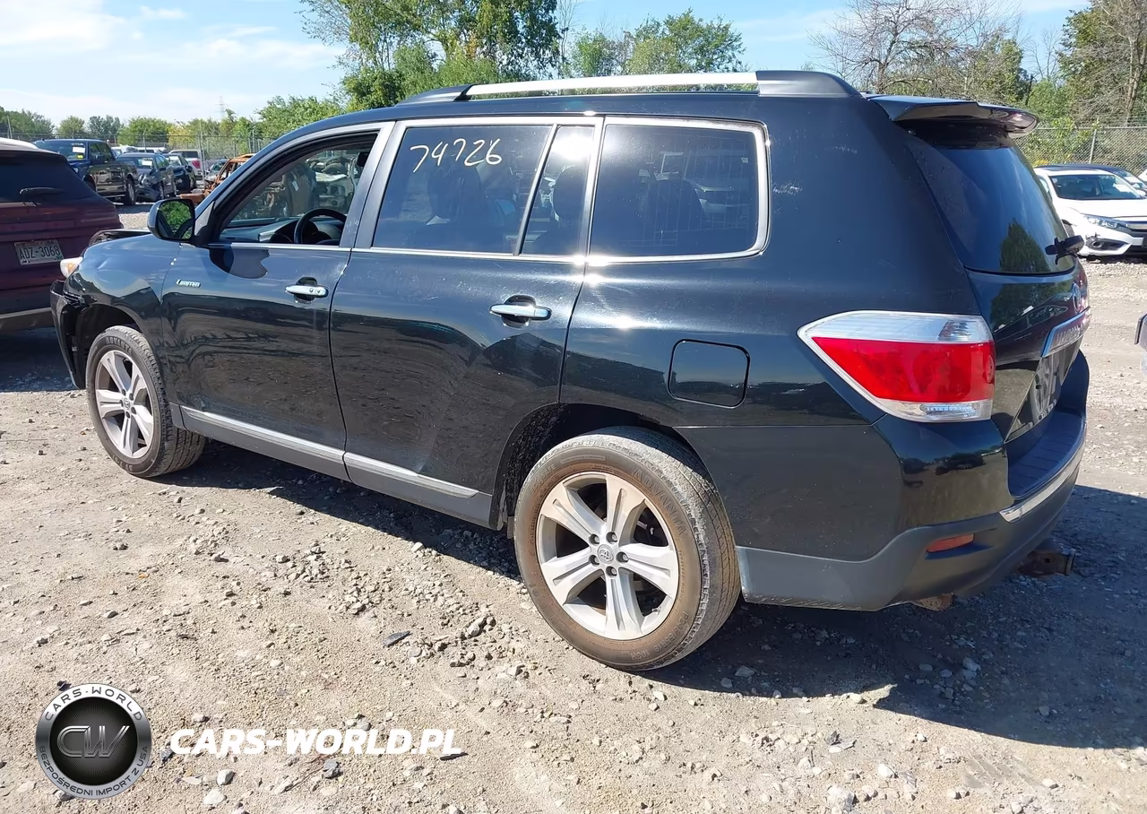 2013 Toyota Highlander Limited V6 VIN:5TDDK3EHXDS252448 - 3