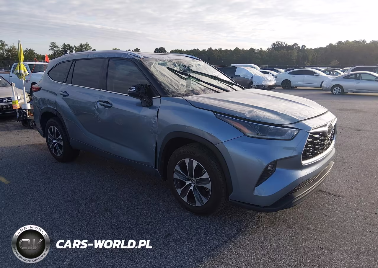 2021 Toyota Highlander Xle VIN:5TDHZRAH3MS076610 - 1