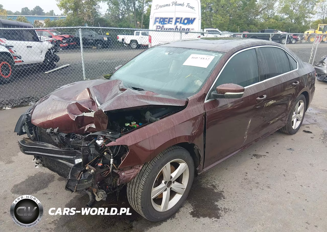 2013 Volkswagen Passat 2.5L Se VIN:1VWBP7A33DC045084 - 2
