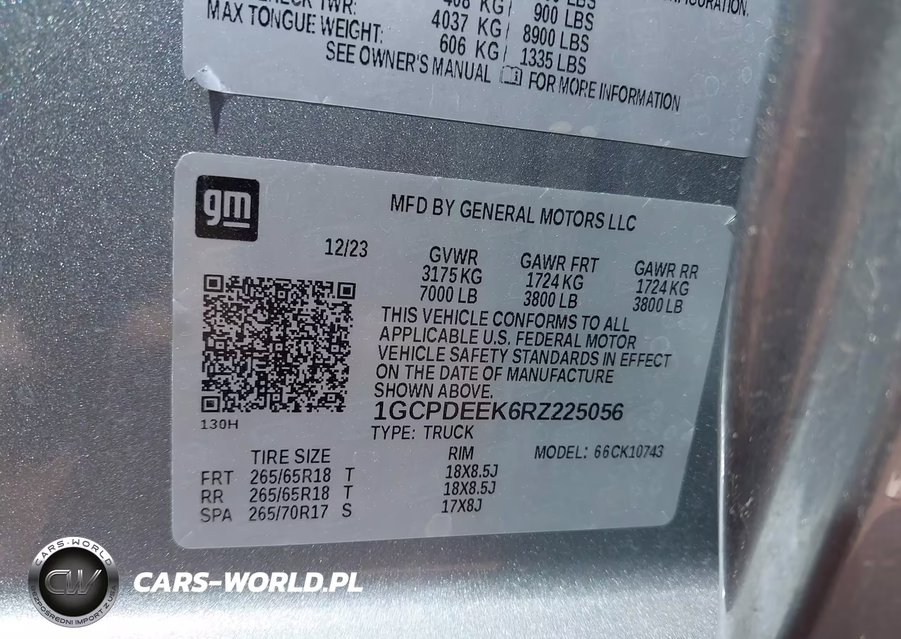 2024 Chevrolet Silverado 1500 4Wd Standard Bed Rst VIN:1GCPDEEK6RZ225056 - 9