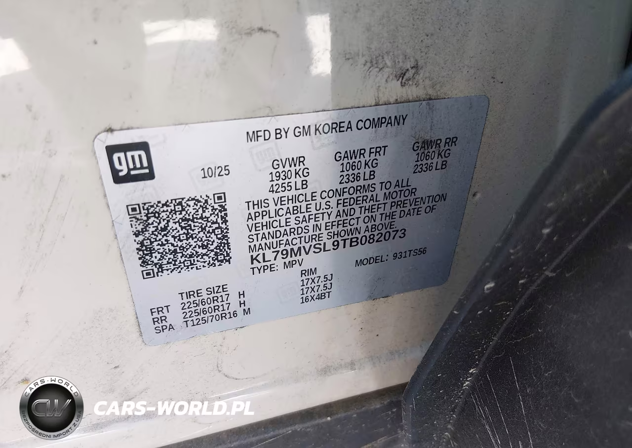 2026 Chevrolet Trailblazer Fwd Activ VIN:KL79MVSL9TB082073 - 9