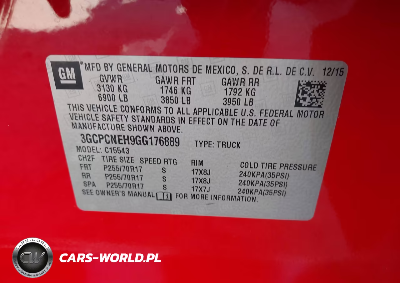 2016 Chevrolet Silverado 1500 Wt VIN:3GCPCNEH9GG176889 - 9