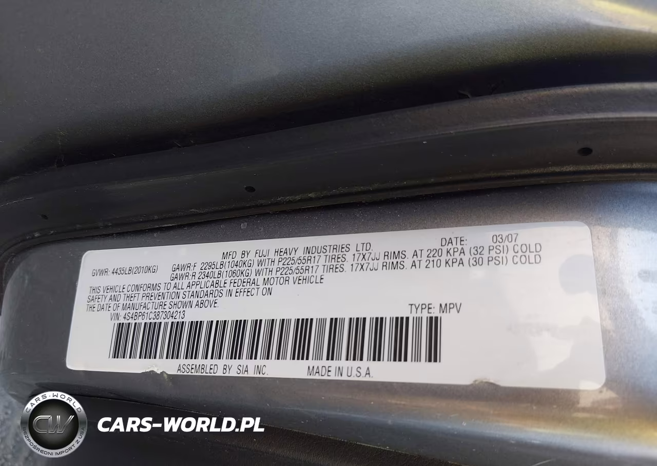 2008 Subaru Outback 2.5I-2.5I L.l. Bean Edition VIN:4S4BP61C387304213 - 9