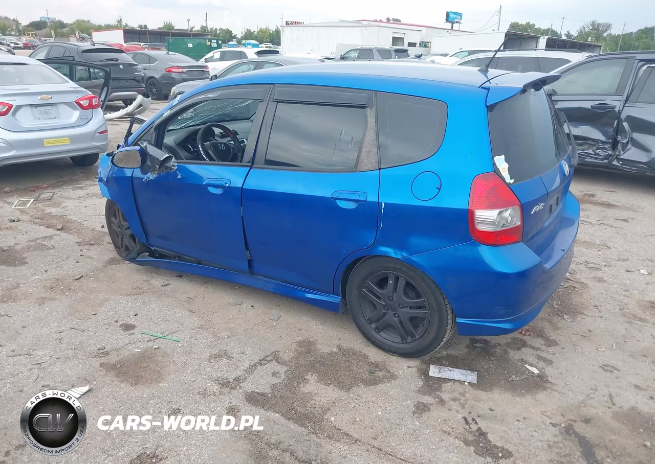 2007 Honda Fit Sport VIN:JHMGD37627S035196 - 3