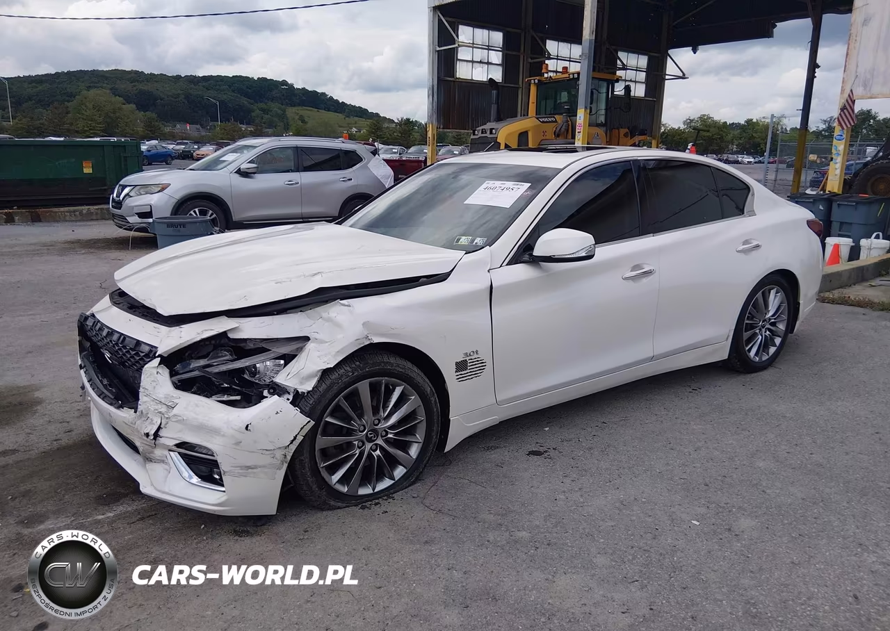 2019 Infiniti Q50 3.0T Luxe VIN:JN1EV7AR6KM551853 - 2