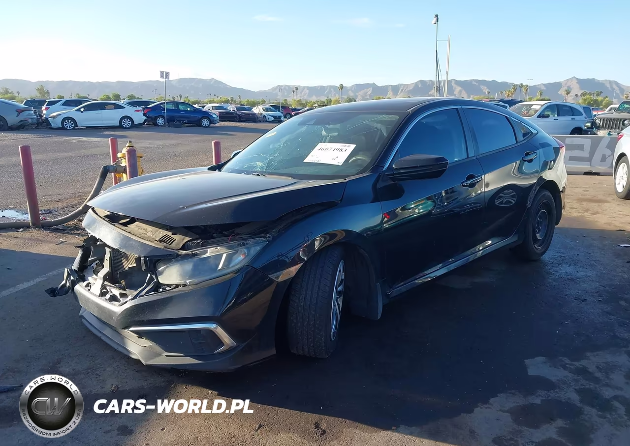 2020 Honda Civic Lx VIN:19XFC2F68LE000168 - 2