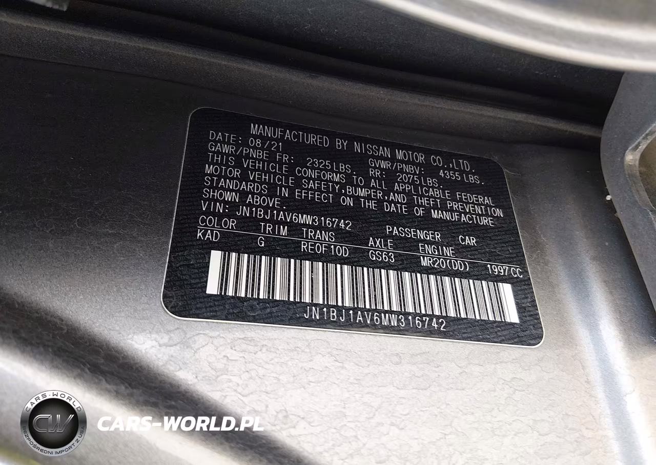2021 Nissan Rogue Sport S Fwd Xtronic Cvt VIN:JN1BJ1AV6MW316742 - 9