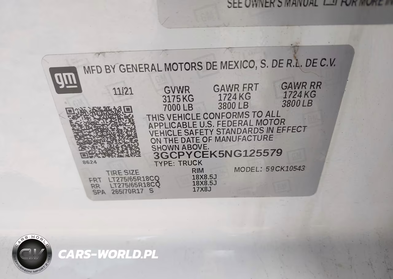 2022 Chevrolet Silverado 1500 Ltd 4Wd Short Bed Custom Trail Boss VIN:3GCPYCEK5NG125579 - 9