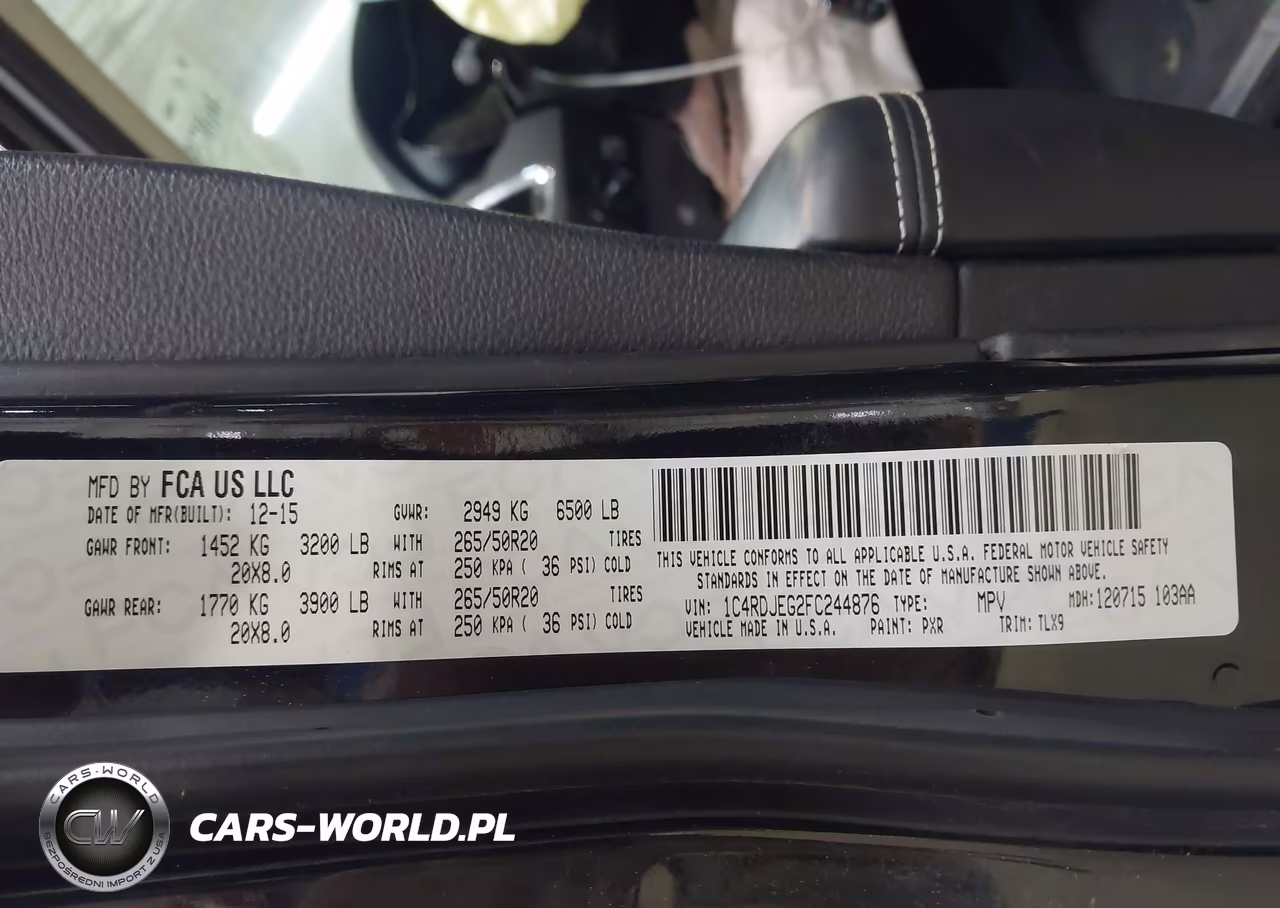2015 Dodge Durango Citadel VIN:1C4RDJEG2FC244876 - 9