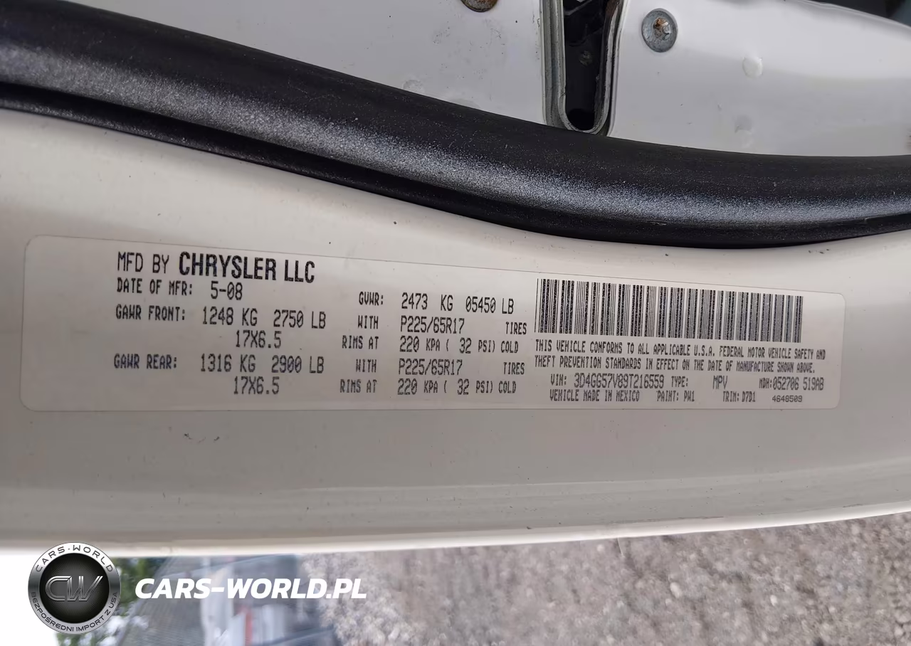 2009 Dodge Journey Sxt VIN:3D4GG57V89T216559 - 9