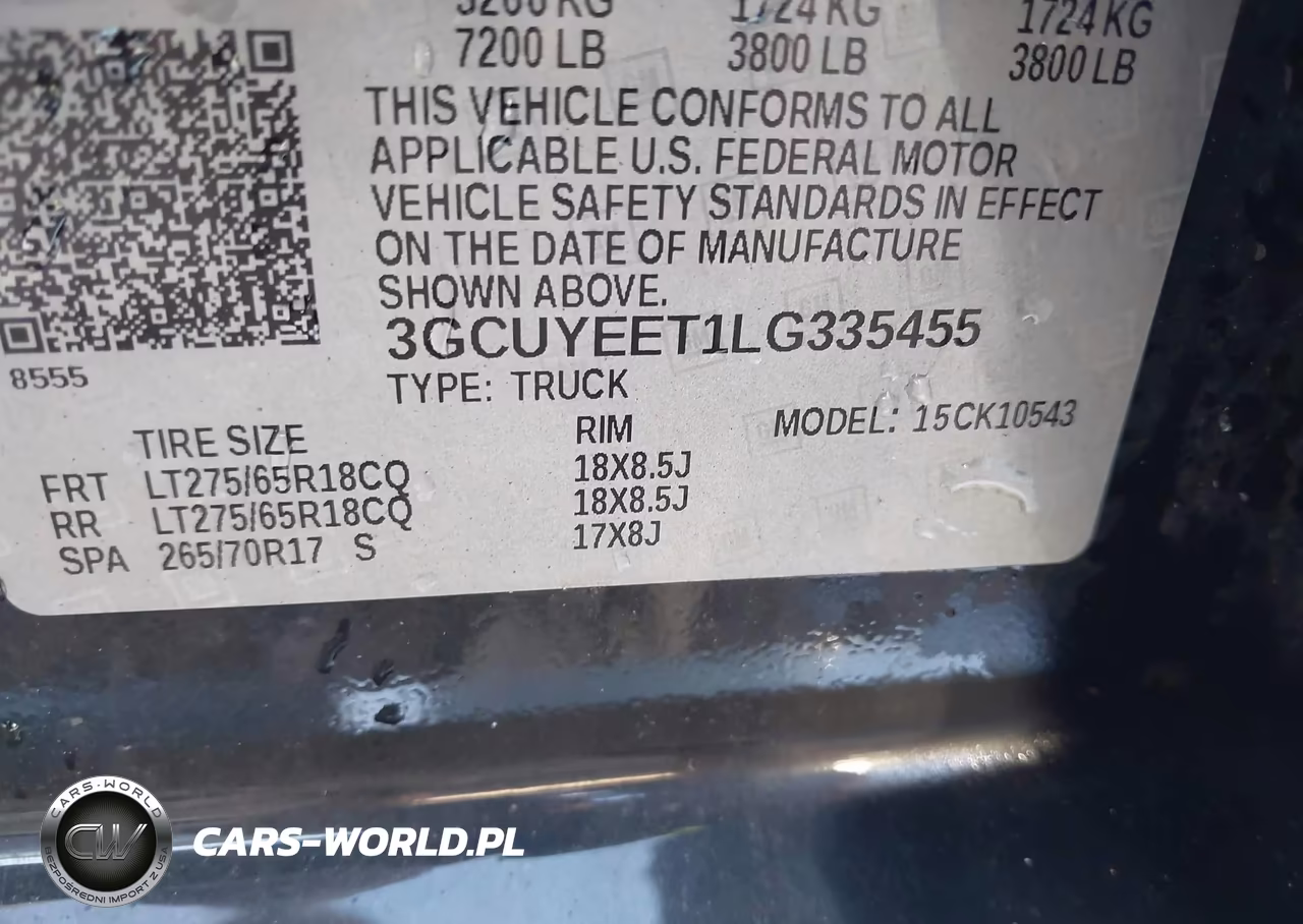 2020 Chevrolet Silverado 1500 4Wd Short Bed Rst VIN:3GCUYEET1LG335455 - 9