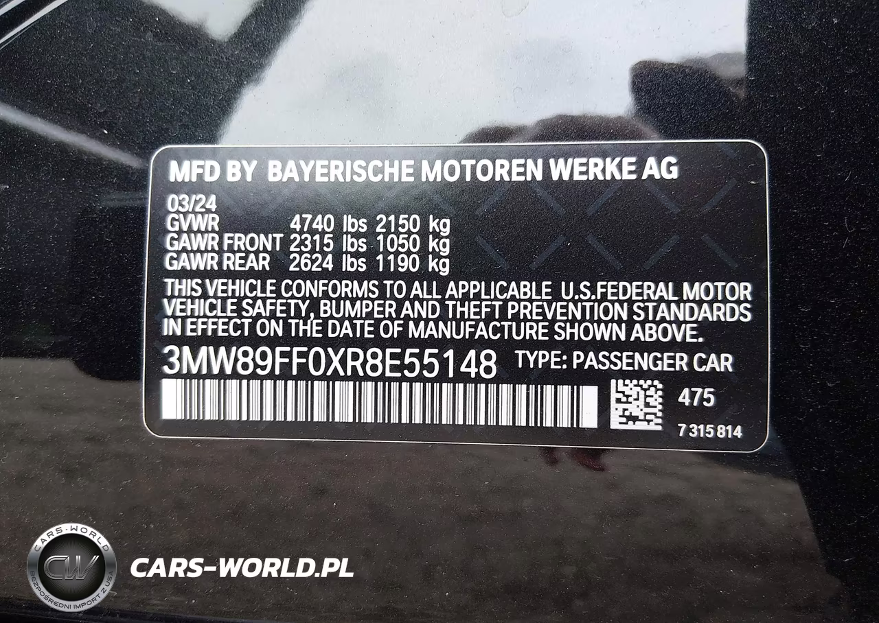 2024 BMW 330I xDrive VIN:3MW89FF0XR8E55148 - 9