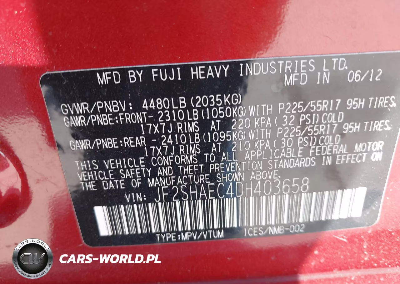 2013 Subaru Forester 2.5X Limited VIN:JF2SHAEC4DH403658 - 9