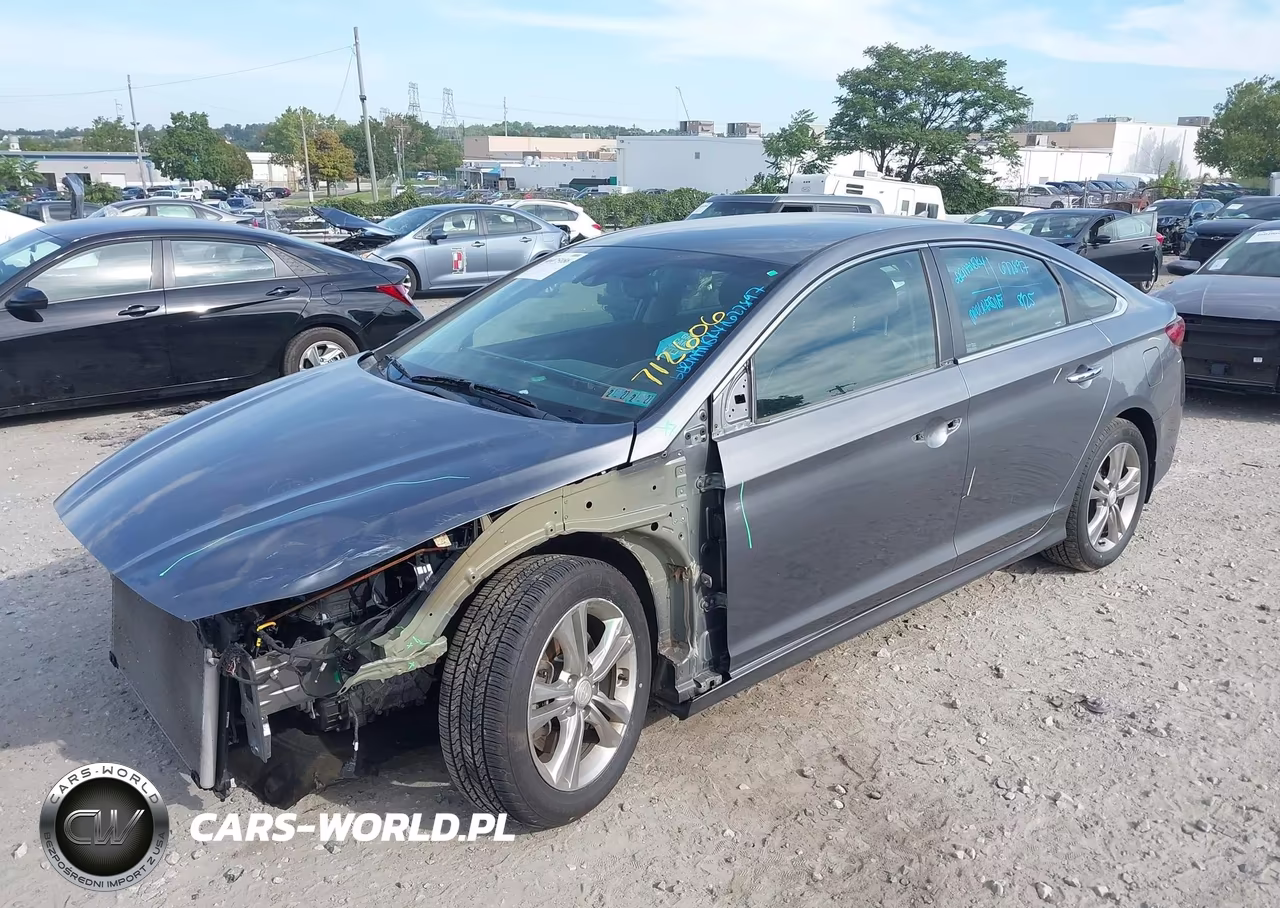 2018 Hyundai Sonata Sel+ VIN:5NPE34AF6JH712606 - 2