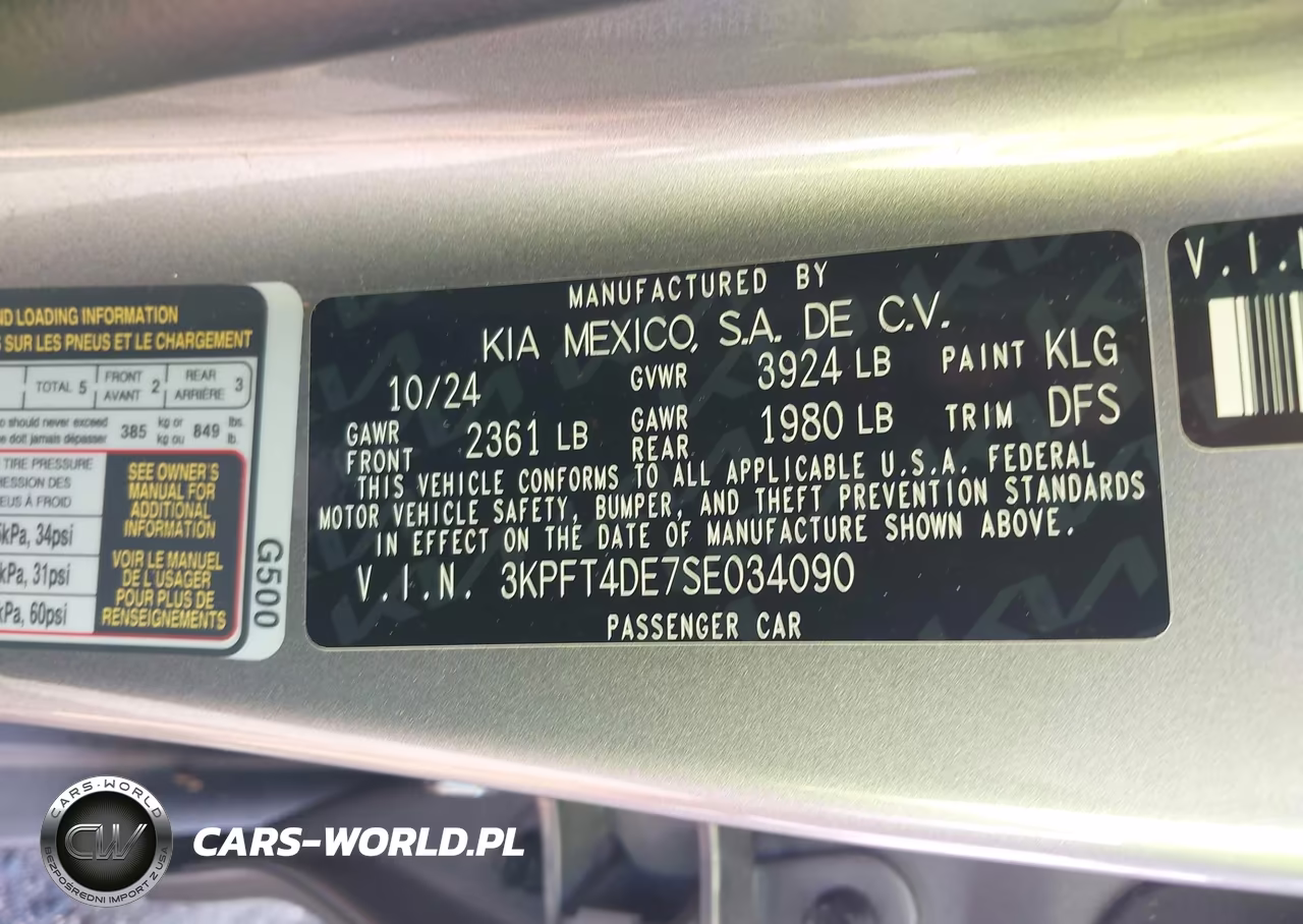 2025 Kia K4 Lxs VIN:3KPFT4DE7SE034090 - 9