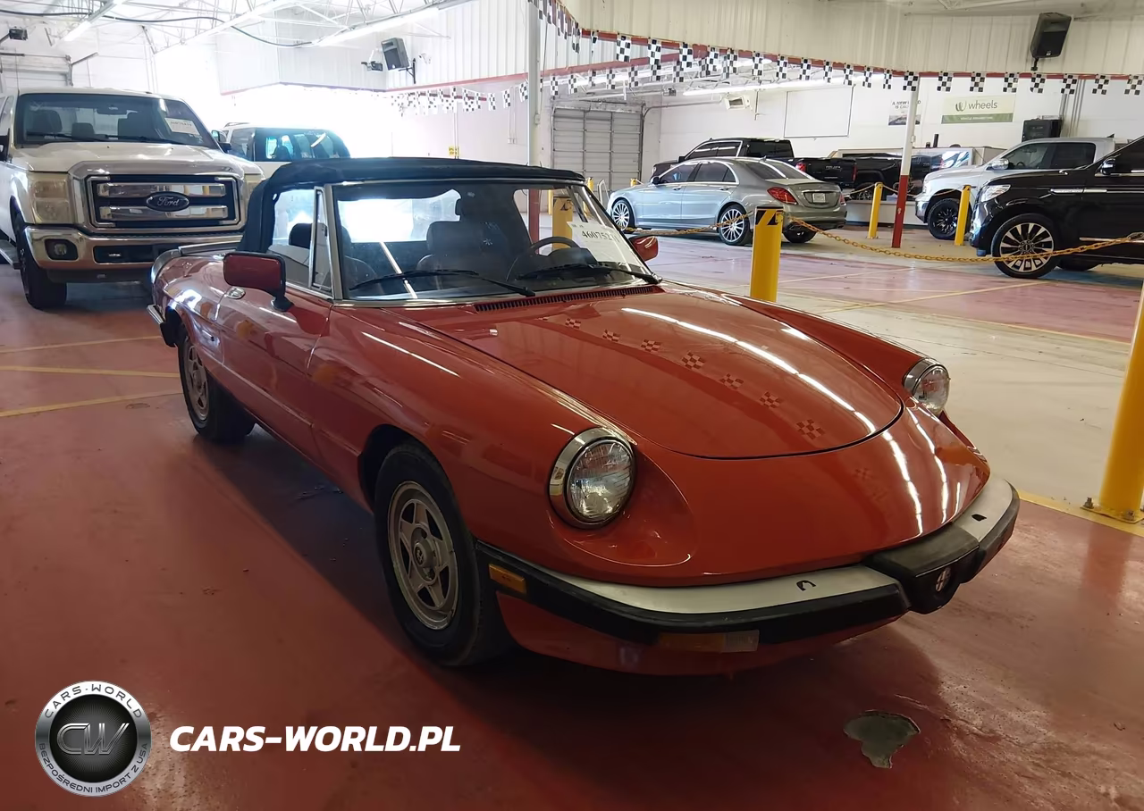 1986 Alfa Romeo Veloce 2000 Spider