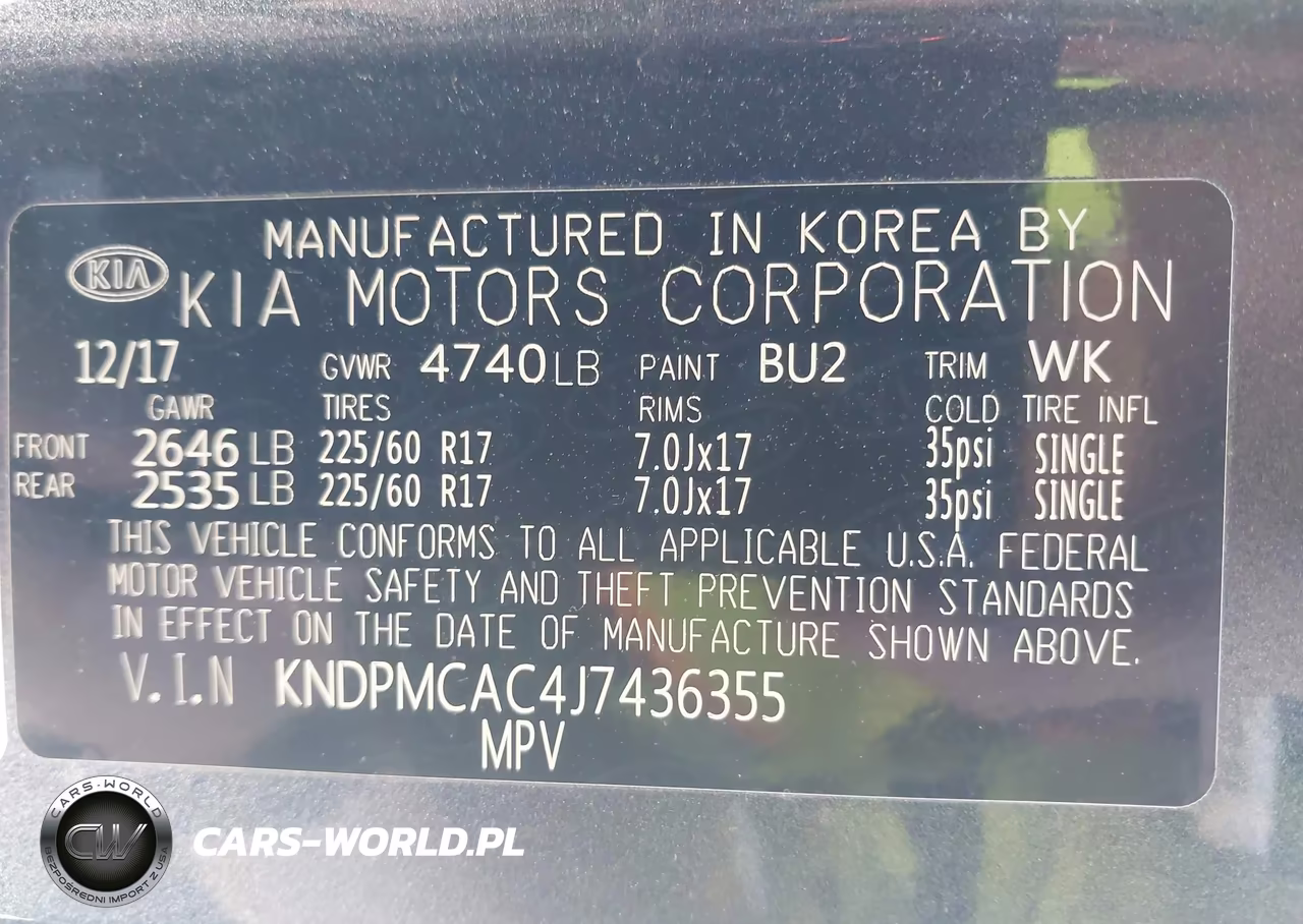 2018 Kia Sportage Lx VIN:KNDPMCAC4J7436355 - 9