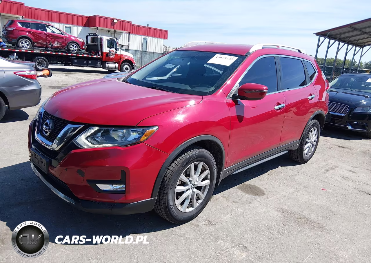 2017 Nissan Rogue Sv VIN:JN8AT2MV6HW267802 - 2