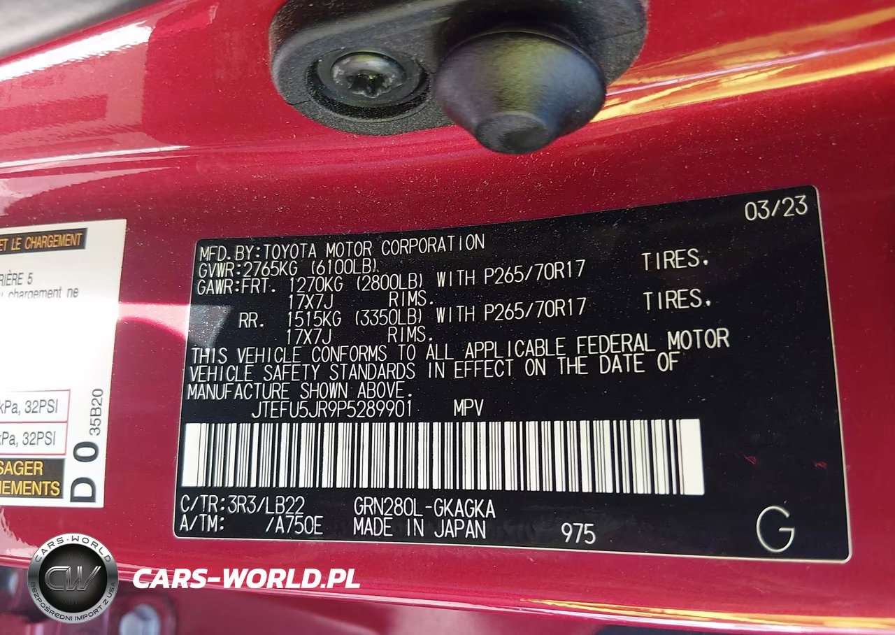 2023 Toyota 4Runner Sr5 Premium VIN:JTEFU5JR9P5289901 - 9