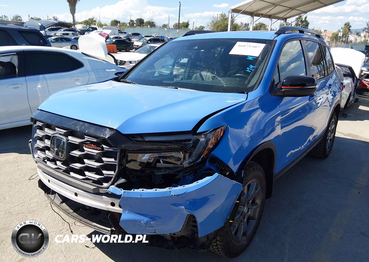 2024 Honda Passport Awd Trailsport VIN:5FNYF8H69RB017483 - 2