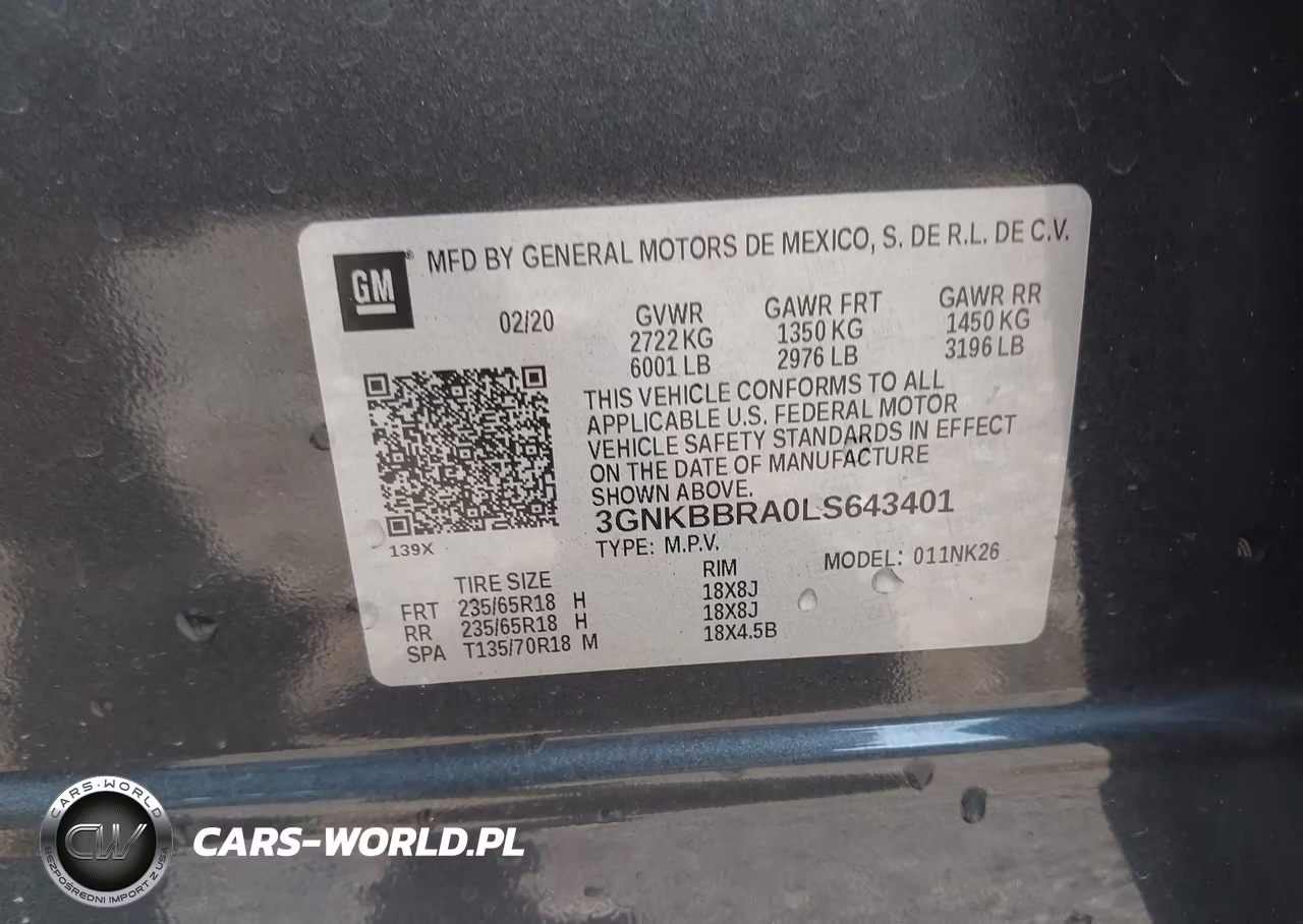 2020 Chevrolet Blazer Fwd 1Lt VIN:3GNKBBRA0LS643401 - 9