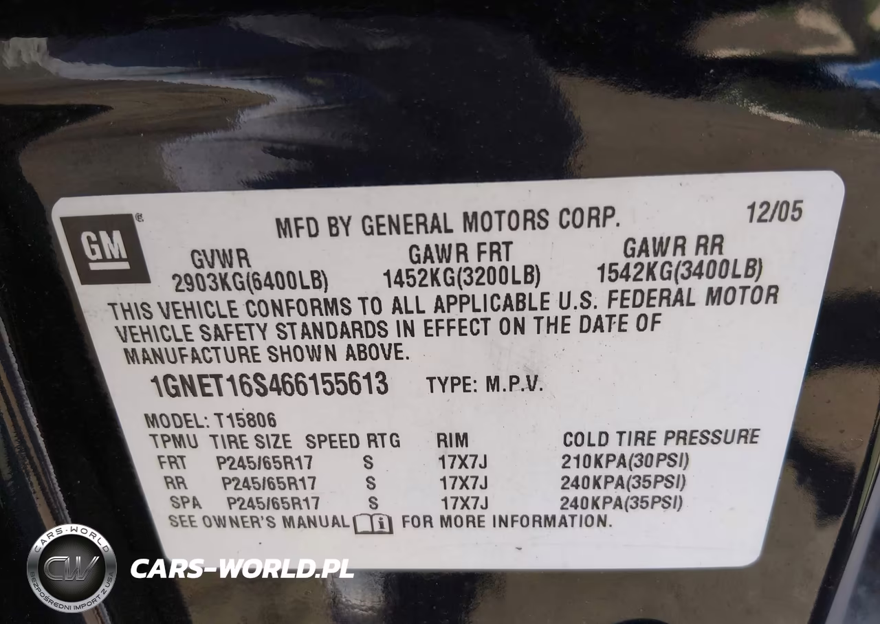 2006 Chevrolet Trailblazer Ext Ls VIN:1GNET16S466155613 - 9