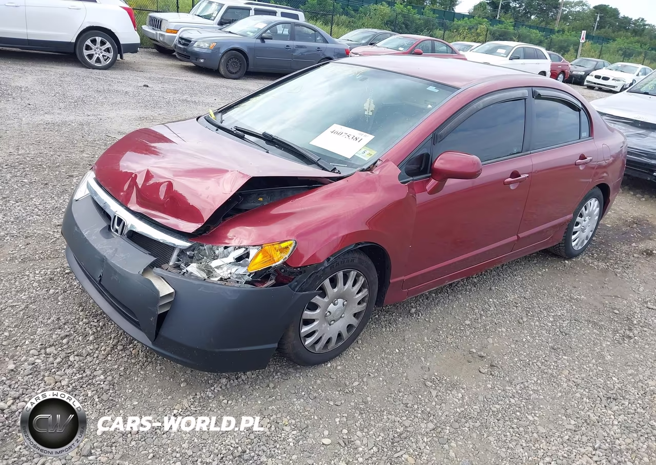 2007 Honda Civic Lx VIN:2HGFA16577H505623 - 2