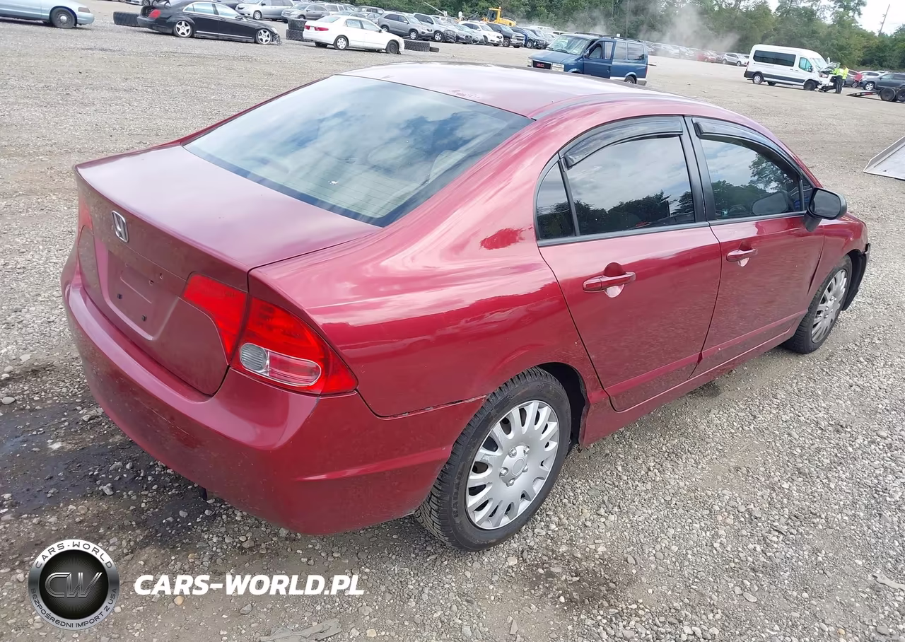 2007 Honda Civic Lx VIN:2HGFA16577H505623 - 4