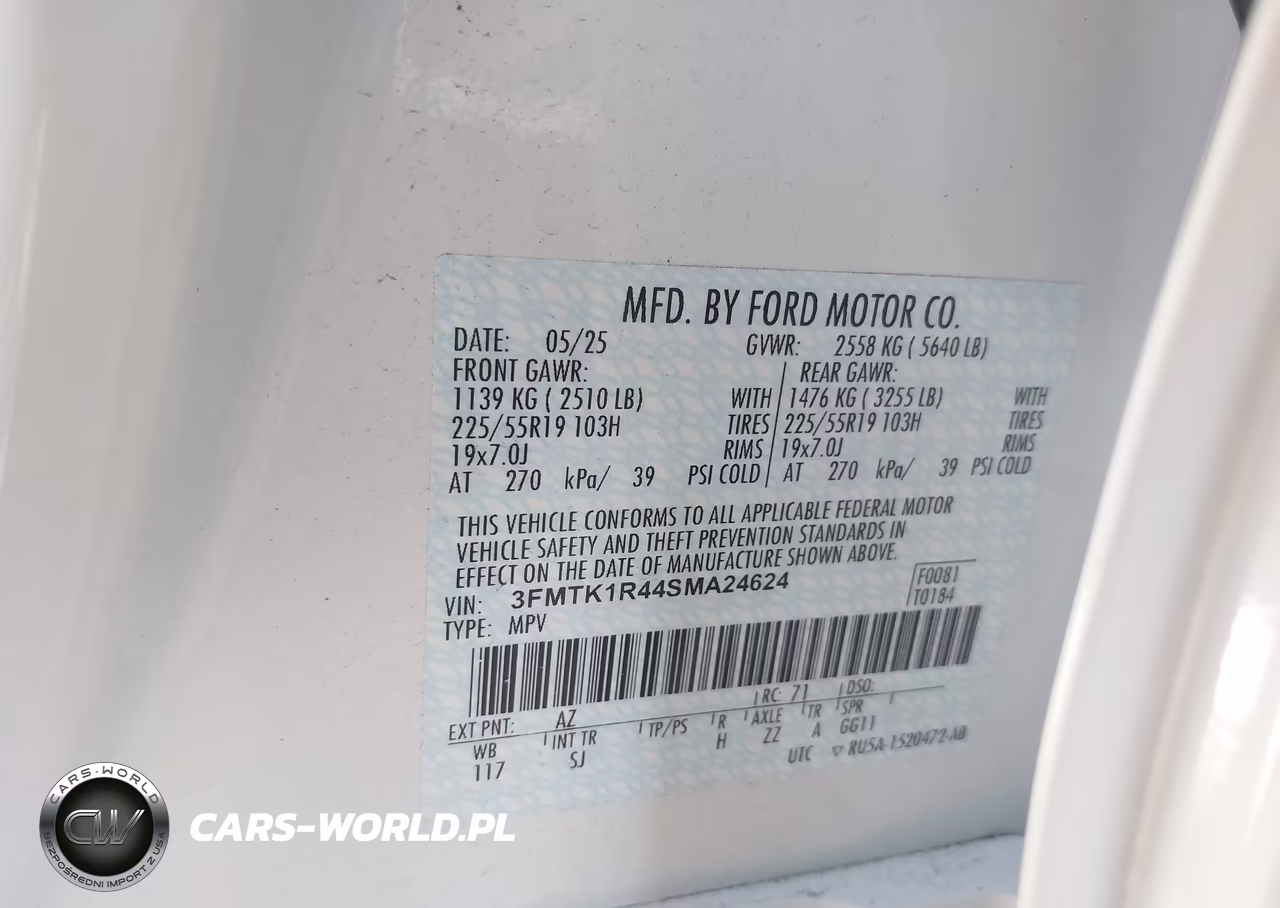 2025 Ford Mustang Mach-E Select VIN:3FMTK1R44SMA24624 - 9