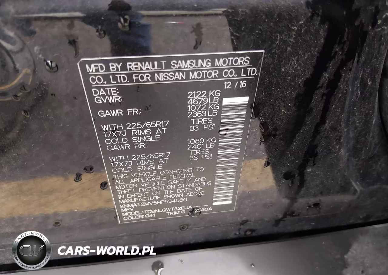 2017 Nissan Rogue Sv VIN:KNMAT2MV5HP534580 - 9