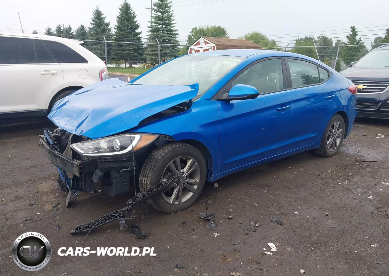 2017 Hyundai Elantra Se VIN:KMHD84LF0HU212124 - 2