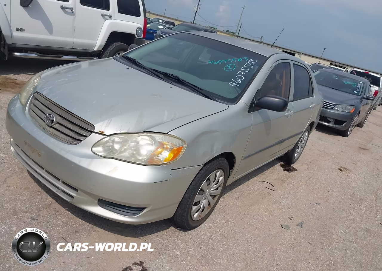 2003 Toyota Corolla Ce VIN:JTDBR32E630033999 - 2