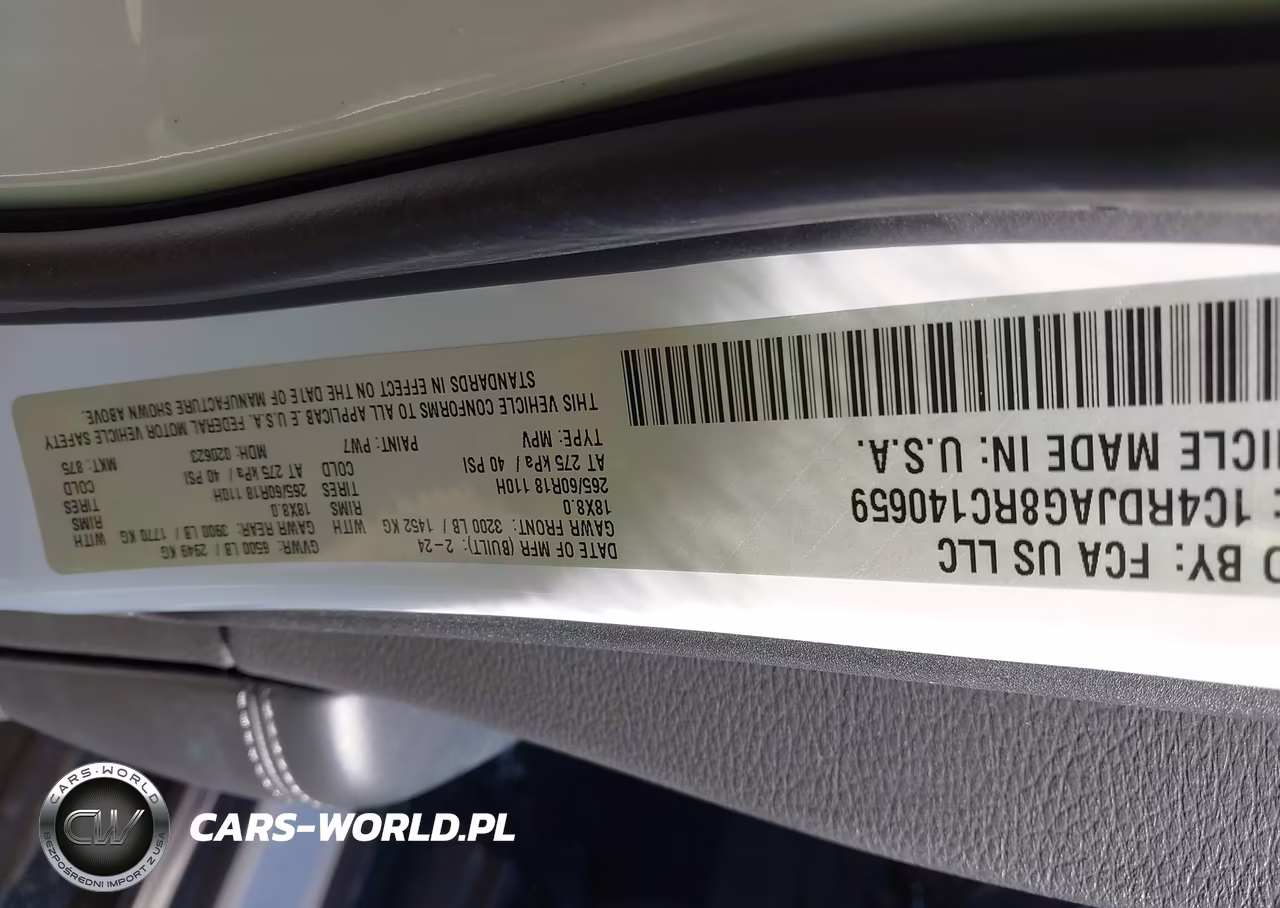2024 Dodge Durango Sxt VIN:1C4RDJAG8RC140659 - 9