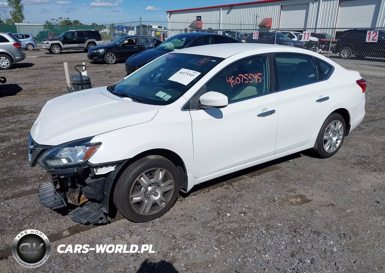 NISSAN SENTRA S VIN:3N1AB7AP9GY296349 - 2