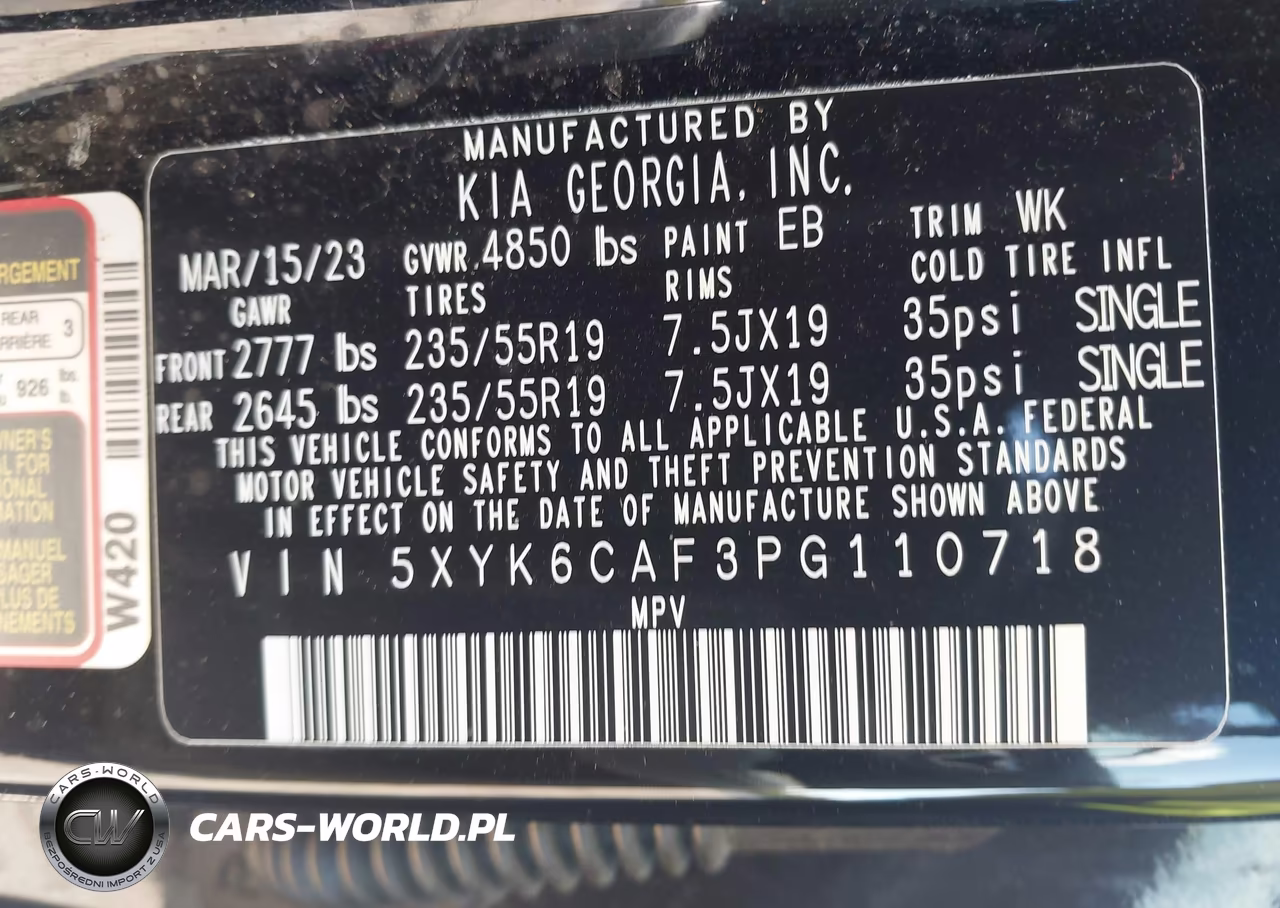 2023 Kia Sportage X-Line VIN:5XYK6CAF3PG110718 - 9