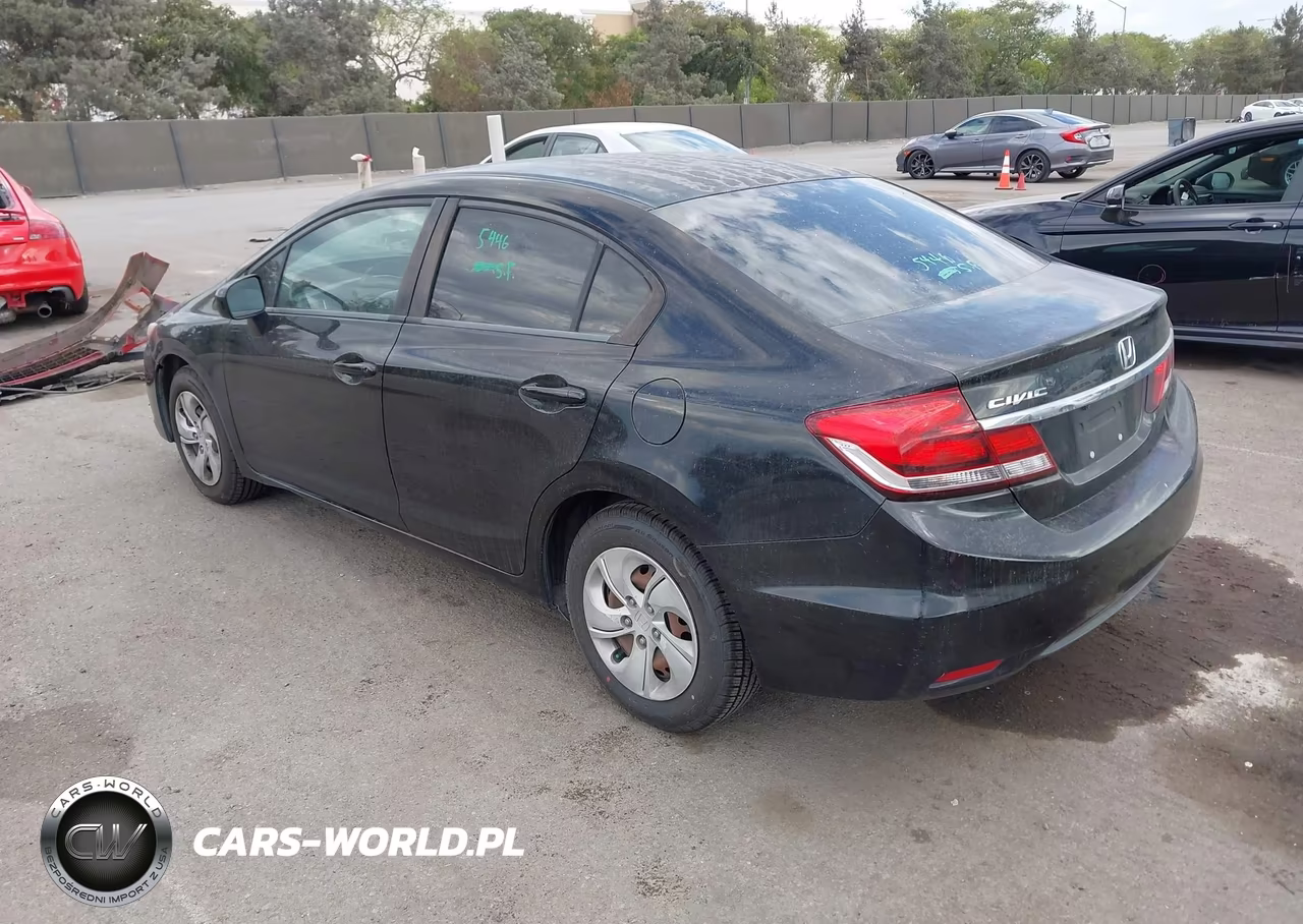 2014 Honda Civic Lx VIN:2HGFB2F53EH503626 - 3