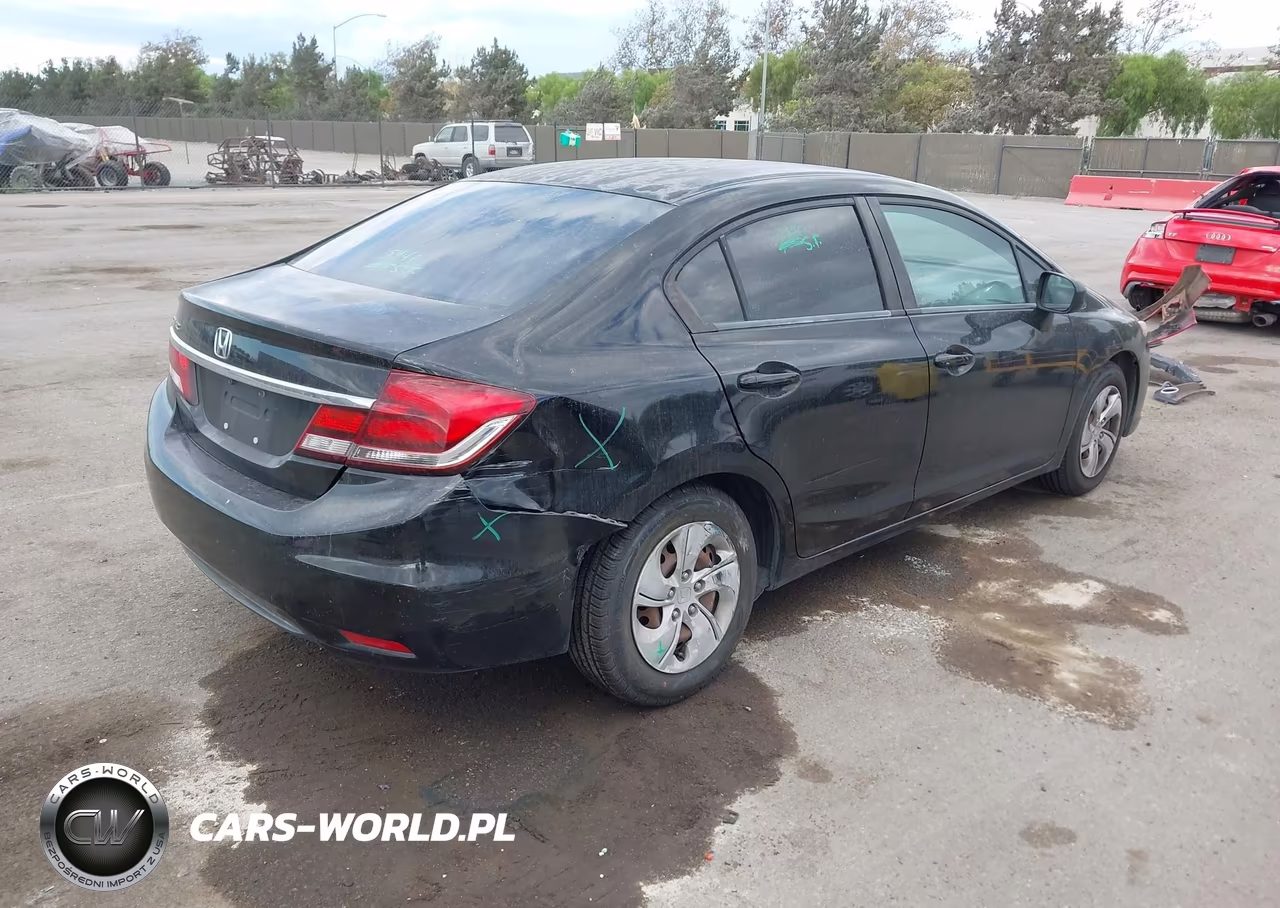 2014 Honda Civic Lx VIN:2HGFB2F53EH503626 - 4