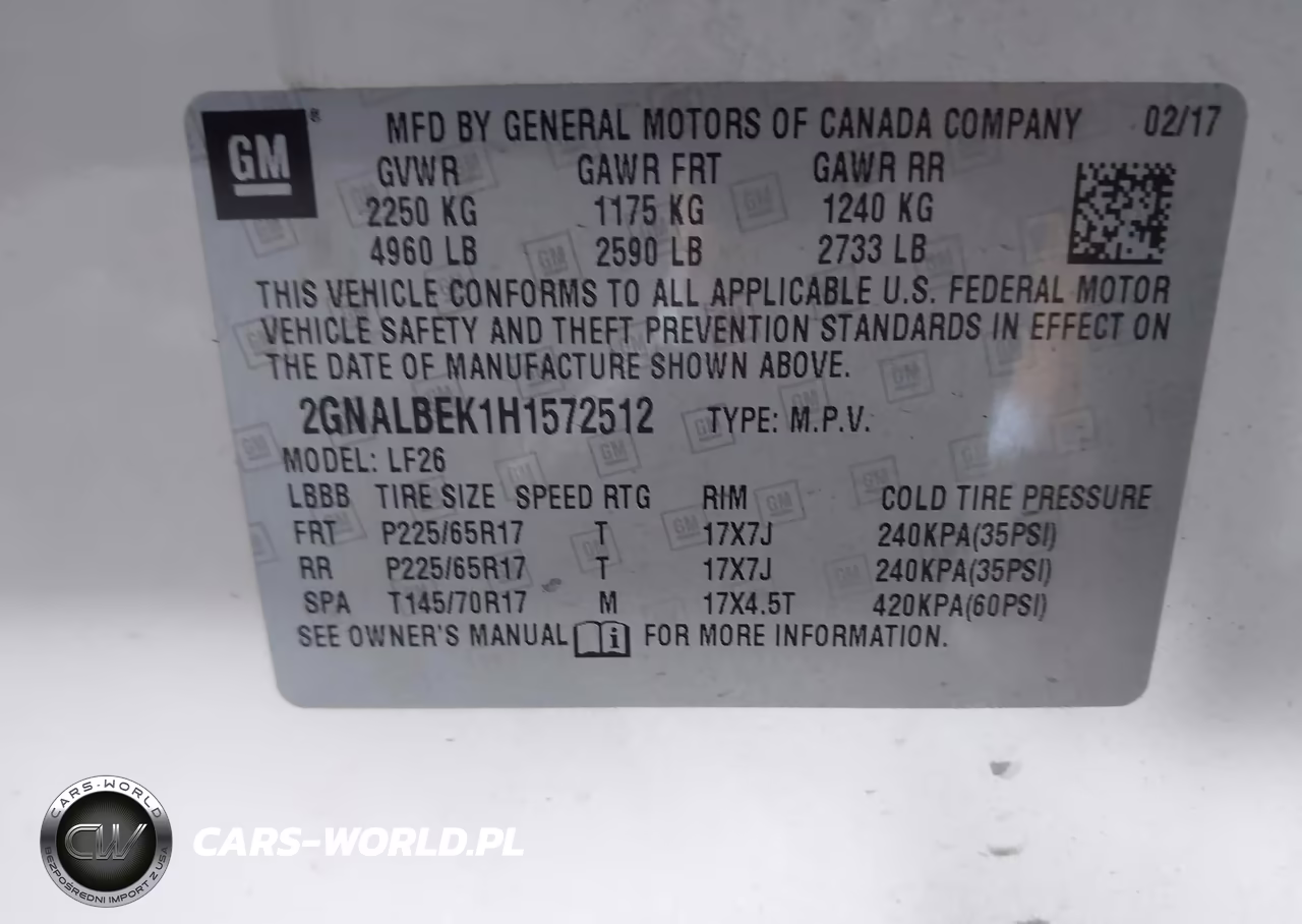 2017 Chevrolet Equinox Ls VIN:2GNALBEK1H1572512 - 9