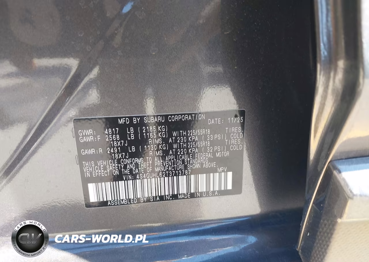 2026 Subaru Crosstrek Limited VIN:4S4GUHL62T3713787 - 9