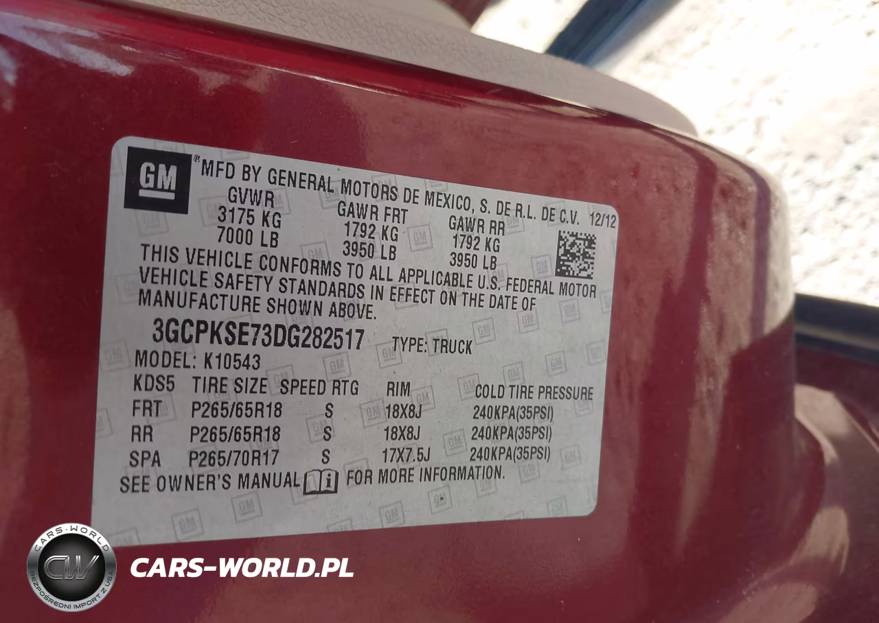 2013 Chevrolet Silverado 1500 Lt VIN:3GCPKSE73DG282517 - 9