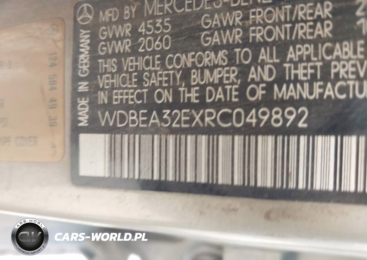 1994 Mercedes-Benz E 320 VIN:WDBEA32EXRC049892 - 9