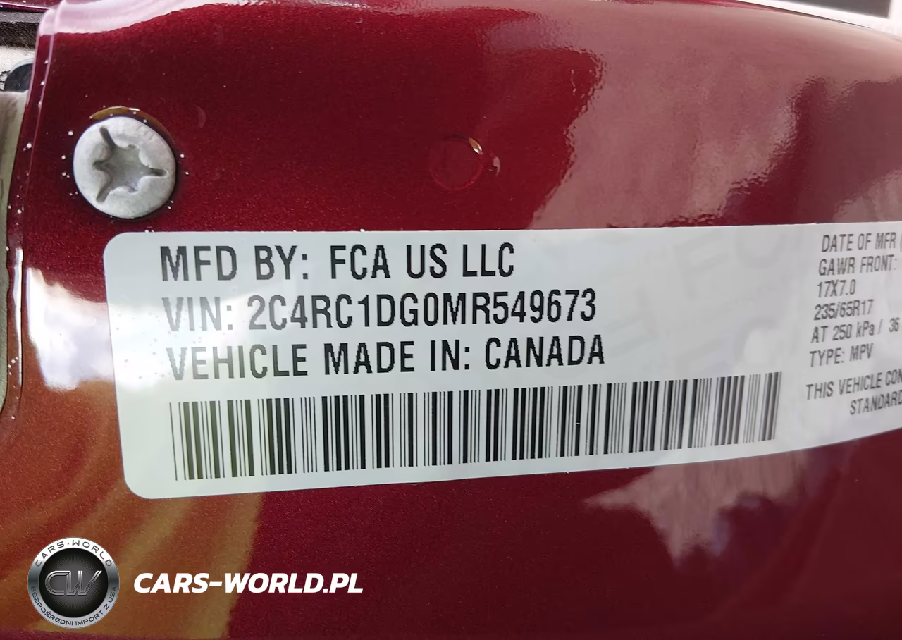 2021 Chrysler Voyager Lxi VIN:2C4RC1DG0MR549673 - 9