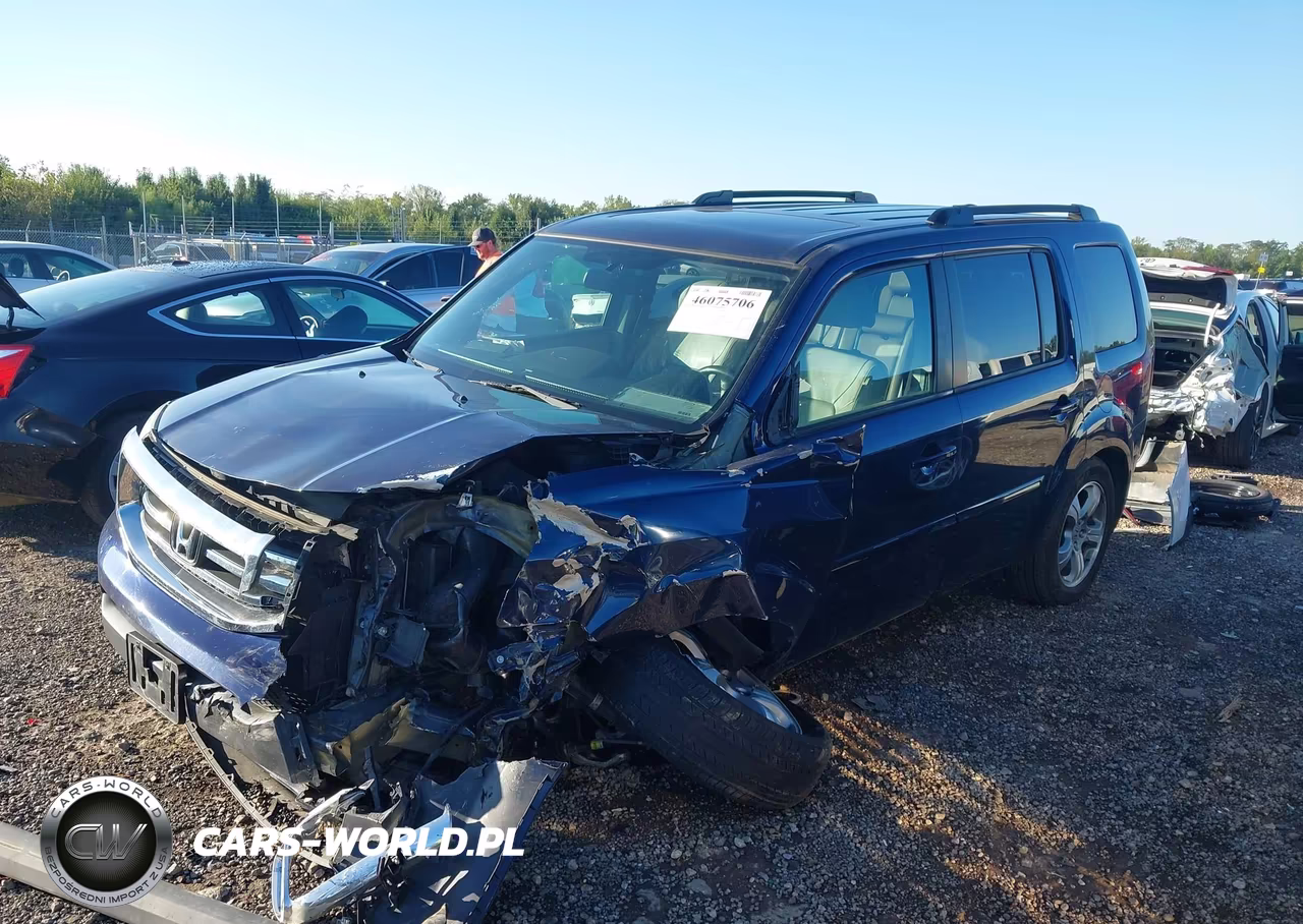 2014 Honda Pilot Ex-L VIN:5FNYF4H5XEB047599 - 2