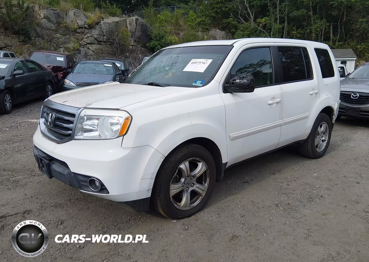 2012 Honda Pilot Ex-L VIN:5FNYF4H5XCB025647 - 2