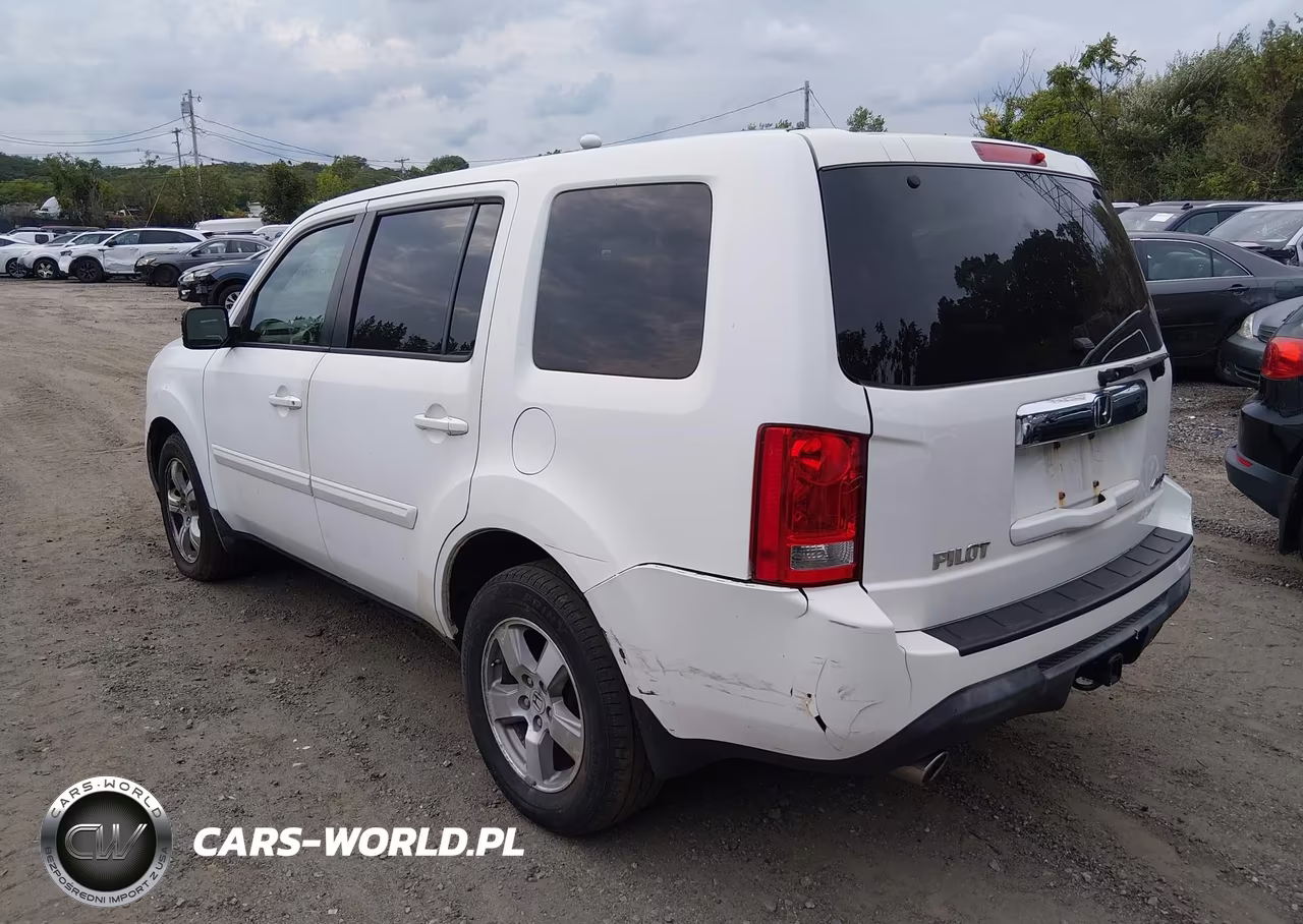2012 Honda Pilot Ex-L VIN:5FNYF4H5XCB025647 - 3